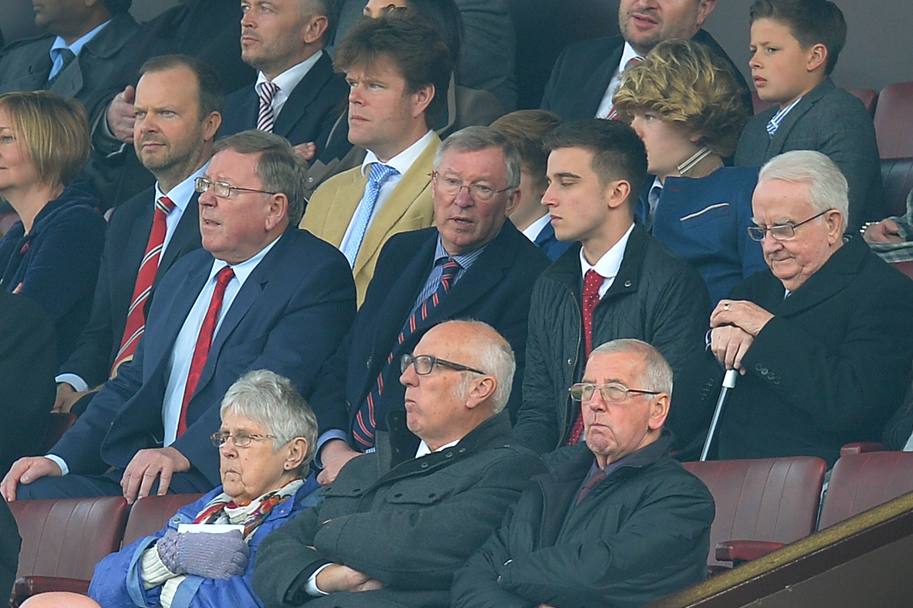 Sir Alex Ferguson in tribuna: c&#39; la sua ombra su Moyes. Afp